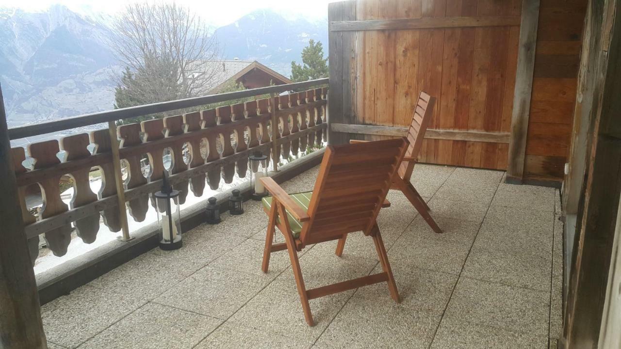 Appartement D'Une Chambre Avec Vue Imprenable - Veysonnaz Eksteriør bilde